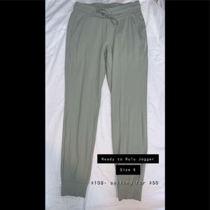 Lululemon Ready to Rulu Jogger size 6